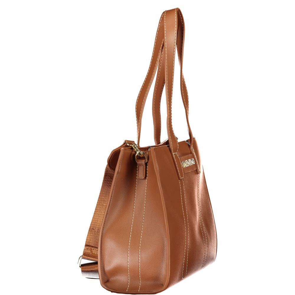 Mario Valentino Polyethylene Shopper Handbag - Brown