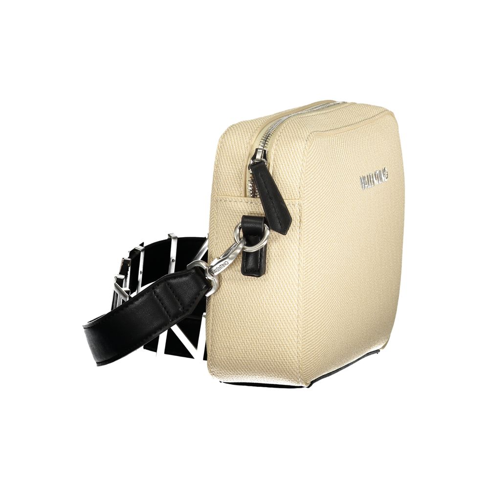 Mario Valentino Polyethylene Shoulder Handbag - Beige