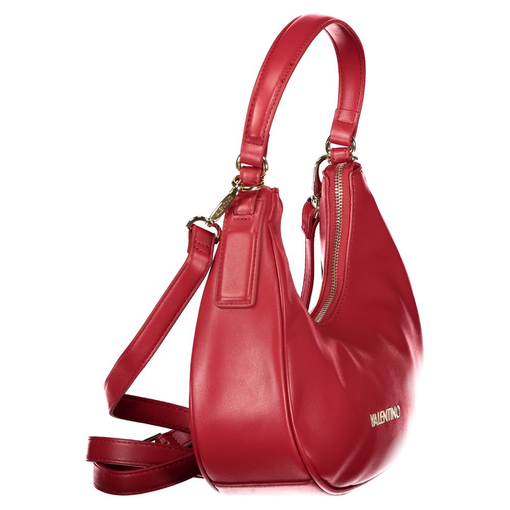Shoulder Handbag by Mario Valentino for women in polyethylene red features a exquisite silhouette, showcasing a secure zipper and exquisite internal-pockets with versatile shoulder-strap, adjustable-strap & handle for a exquisite finish.