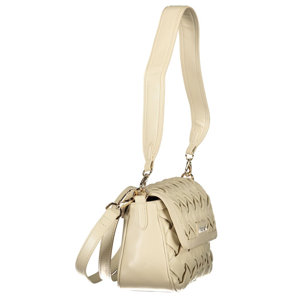Handbag by Mario Valentino for women in polyethylene beige features a exquisite silhouette, showcasing a secure snap & zipper and exquisite internal-pockets with versatile shoulder-strap, adjustable-strap & handle for a exquisite finish.