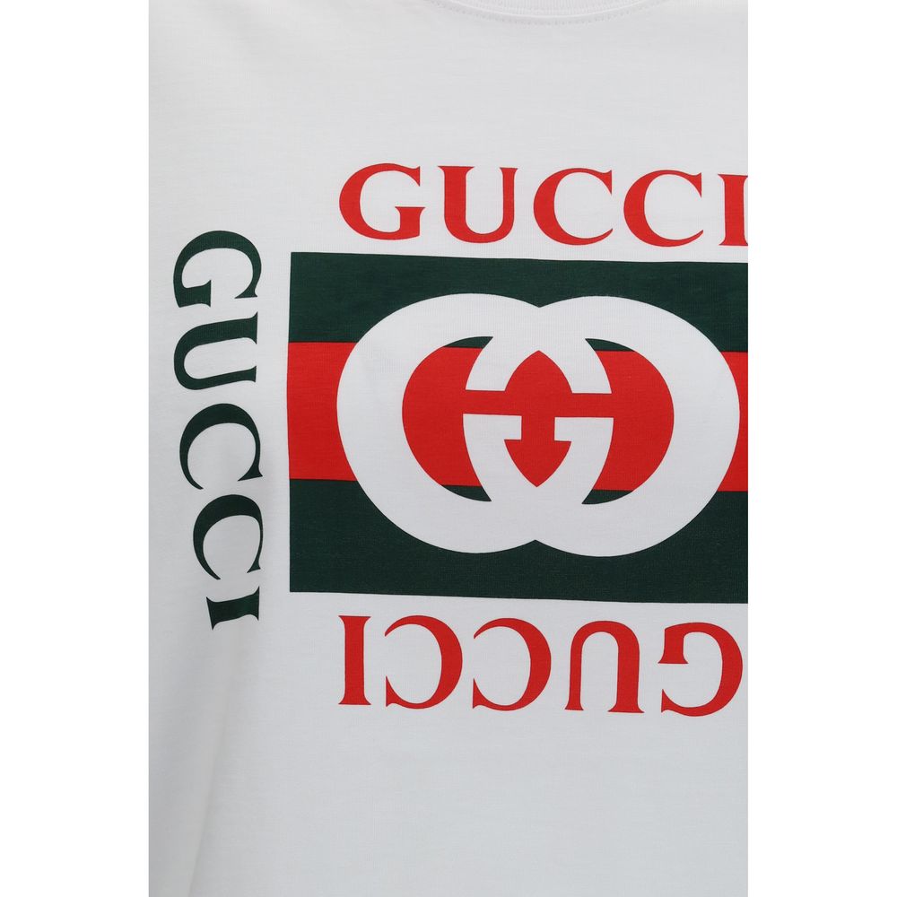 Gucci White Cotton T-Shirt