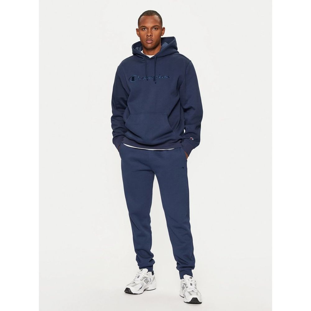 Champion Men's Athletic Relaxed Fit Cotton Polyester Joggers - Light Blue