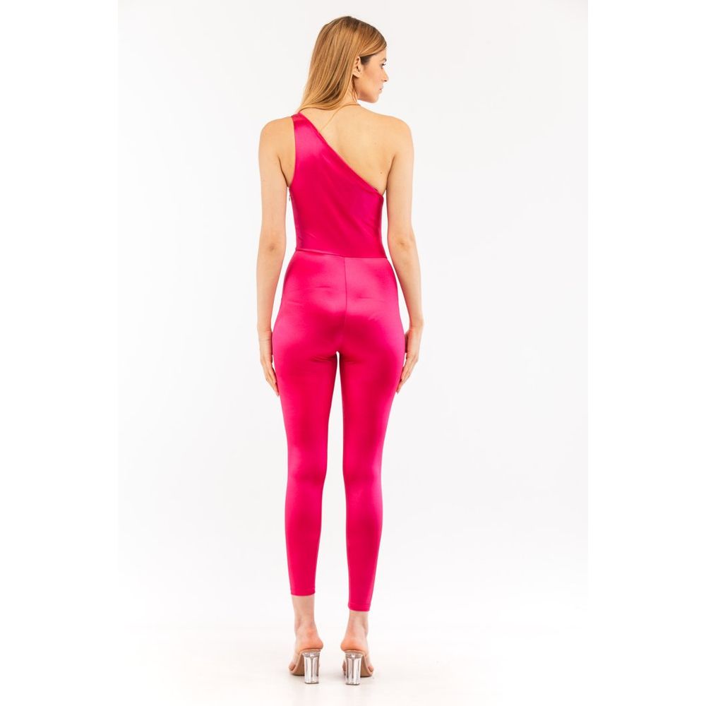Elisabetta Franchi Pink Polyamide Jumpsuit