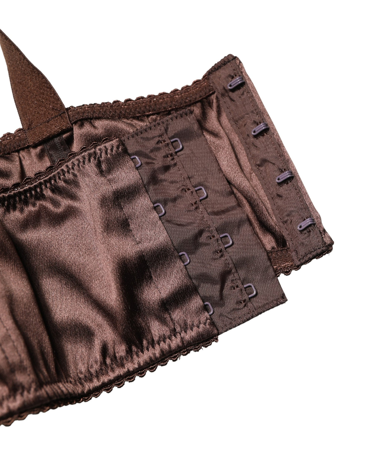 Dolce & Gabbana Women's Polyurethane Polyester & Silk Bra - Brown