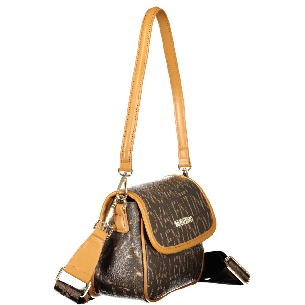 Mario Valentino Polyurethane Handbag - Brown