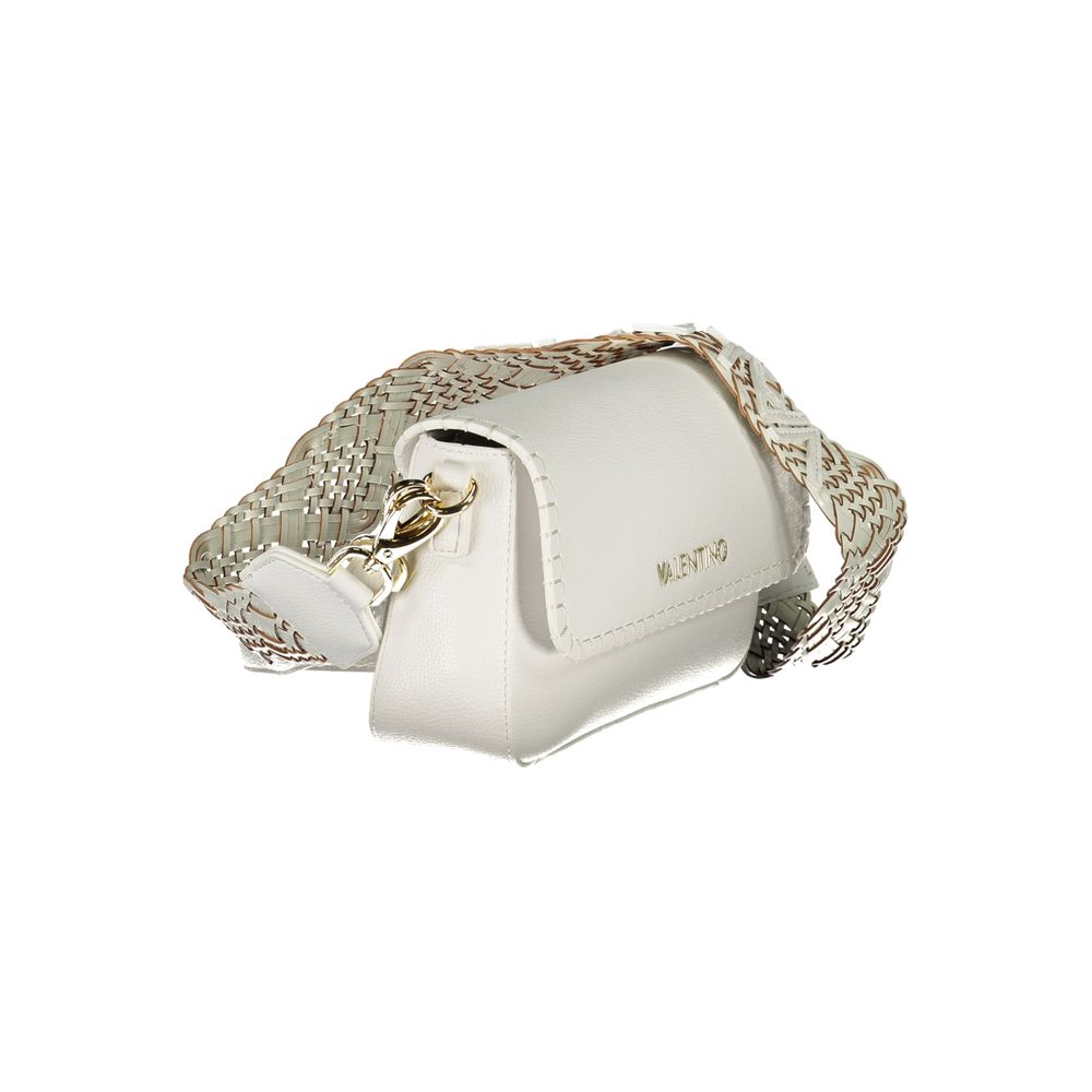Mario Valentino Polyurethane Handbag - White