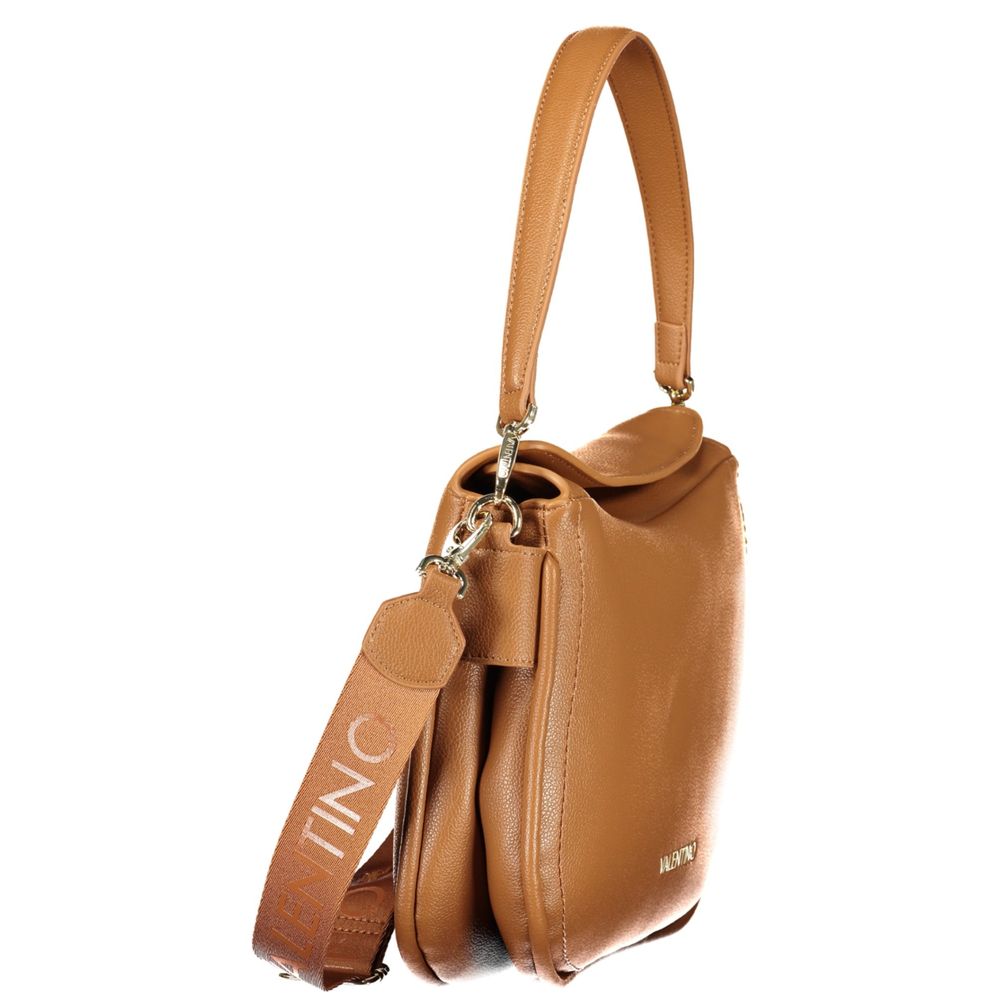 Mario Valentino City Polyurethane Handbag - Brown