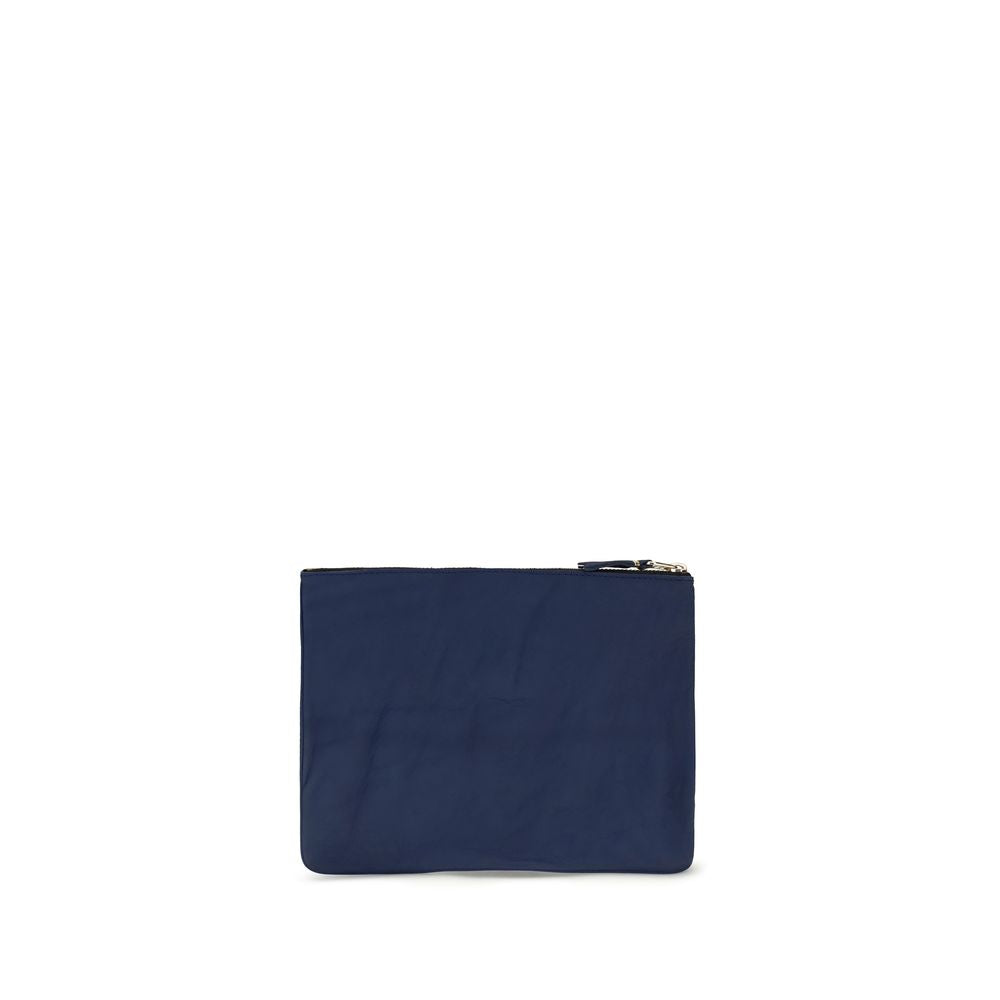 Comme Des Garçons Bos Taurus Calf Leather Wallet - Blue Gold