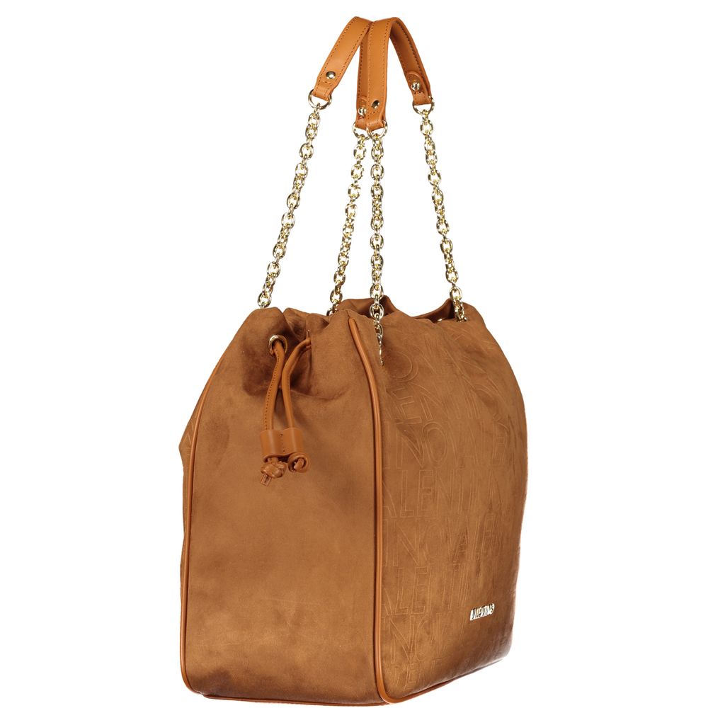 Mario Valentino Polyurethane Handbag - Brown