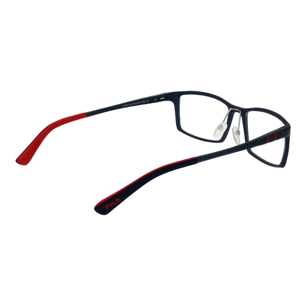 Eyeglasses Frames by Fila for men in blue features an refined silhouette, showcasing the refined blue coloured frame and sophisticated full-frame frame design.