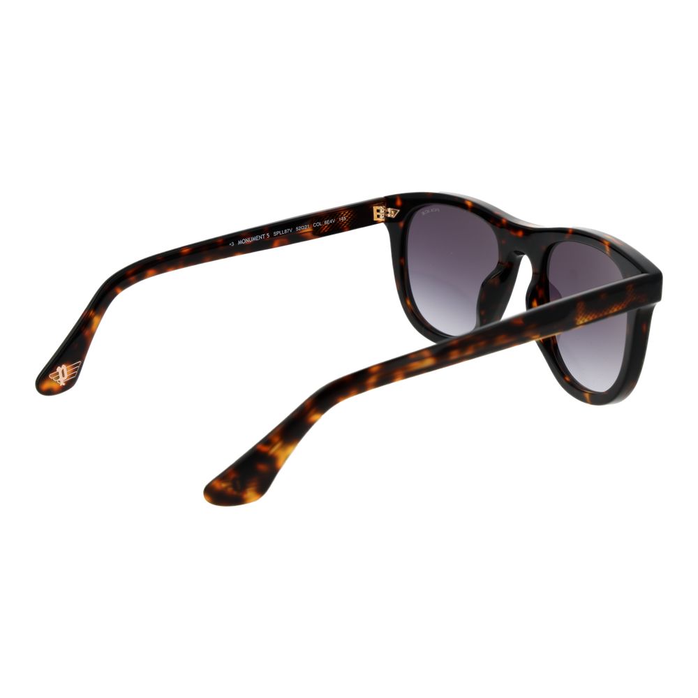 Police Panto Gradient Dark-Tint Cellulose Acetate Sunglasses - Brown