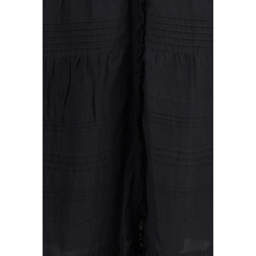 Marant Etoile Black Cotton Casual Dress