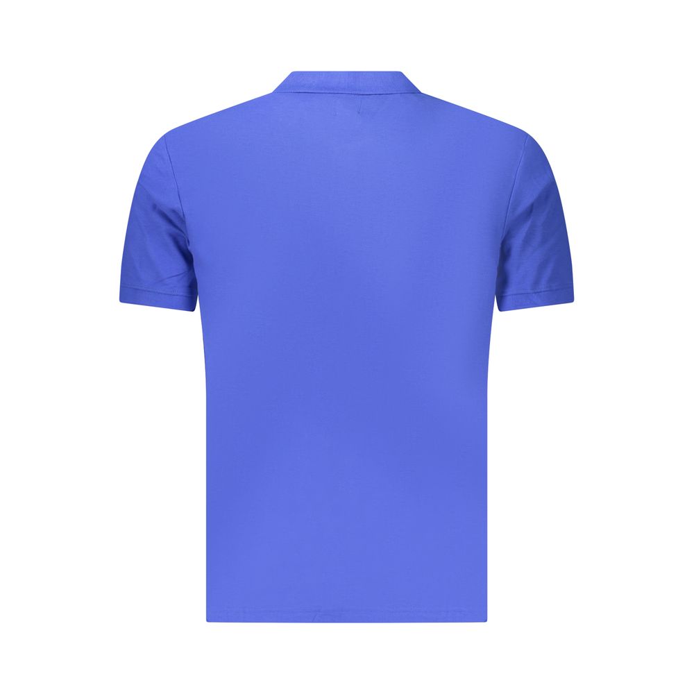 Polo Shirt by U.S. Grand Polo for men in cotton blue presents a sleek silhouette, featuring a refined and for a sleek finish.