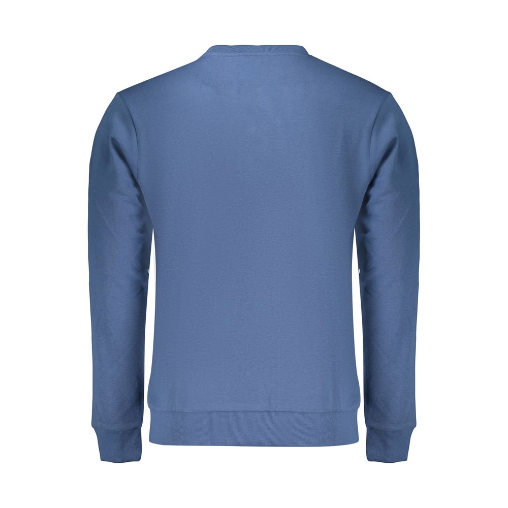 Sweatshirt by U.S. Grand Polo for men in cotton polyester blue & print features an enviable silhouette, showcasing a premium and refined crew neckline for a truly enviable finish.