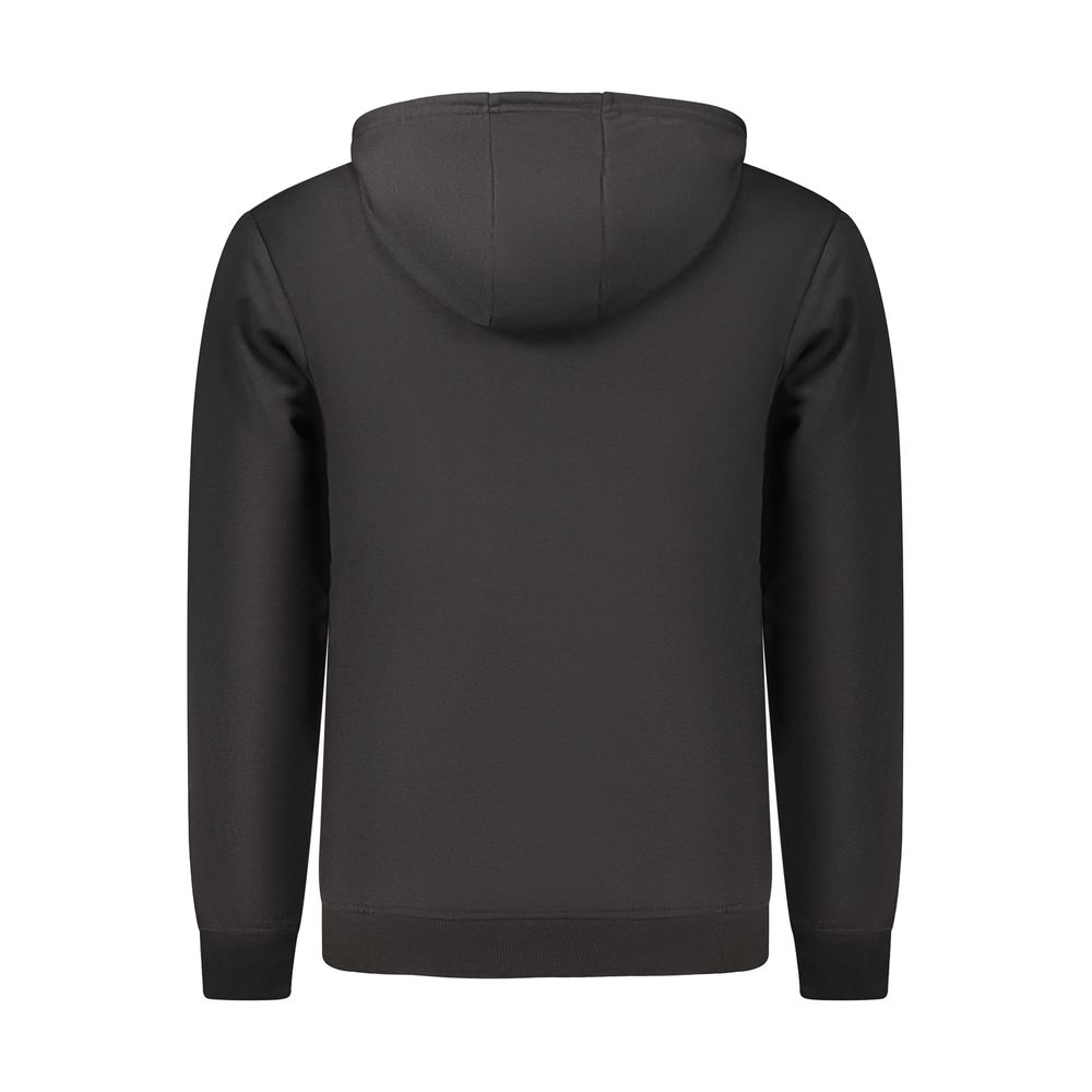 Hooded Sweatshirt Hoodie by U.S. Grand Polo for men in cotton polyester black & print features a edgy silhouette, detailed with a edgy hooded neckline and for a refined finish.