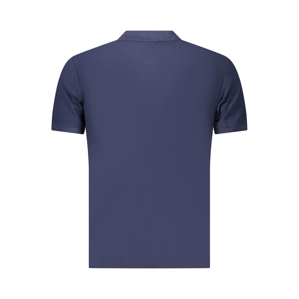 Polo Shirt by U.S. Grand Polo for men in cotton blue presents a crisp silhouette, artfully detailed with a crisp and crisp .