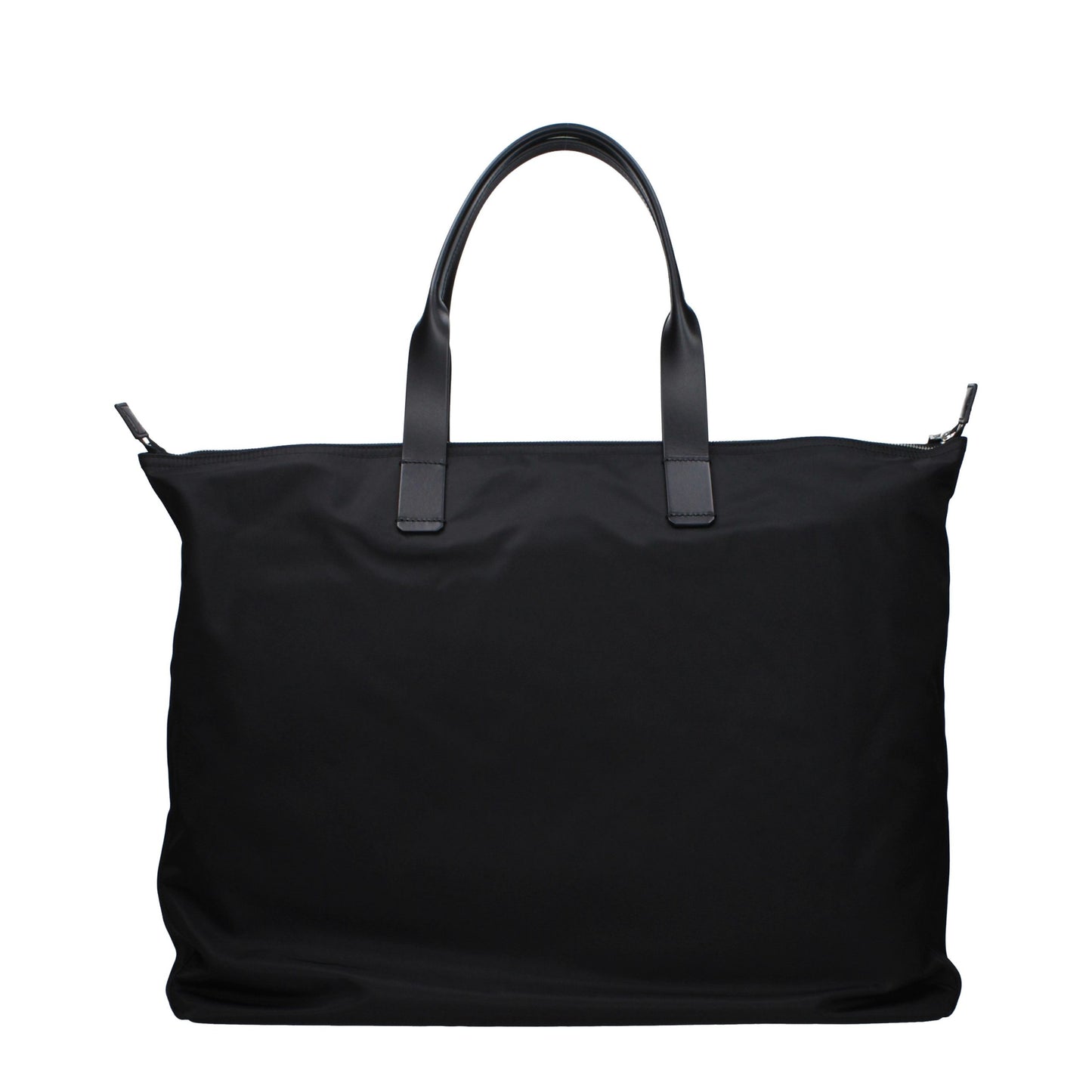 Shoulder Bag by Dolce & Gabbana for men in nylon black showcases a statuesque silhouette, artfully detailed with a secure , organized , and versatile shoulder-strap for a statuesque look.