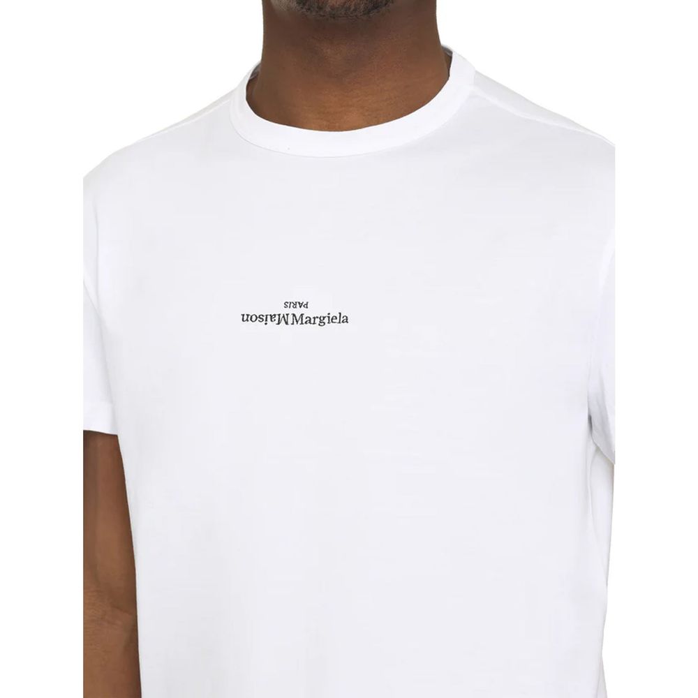 Maison Margiela White Cotton T-Shirt