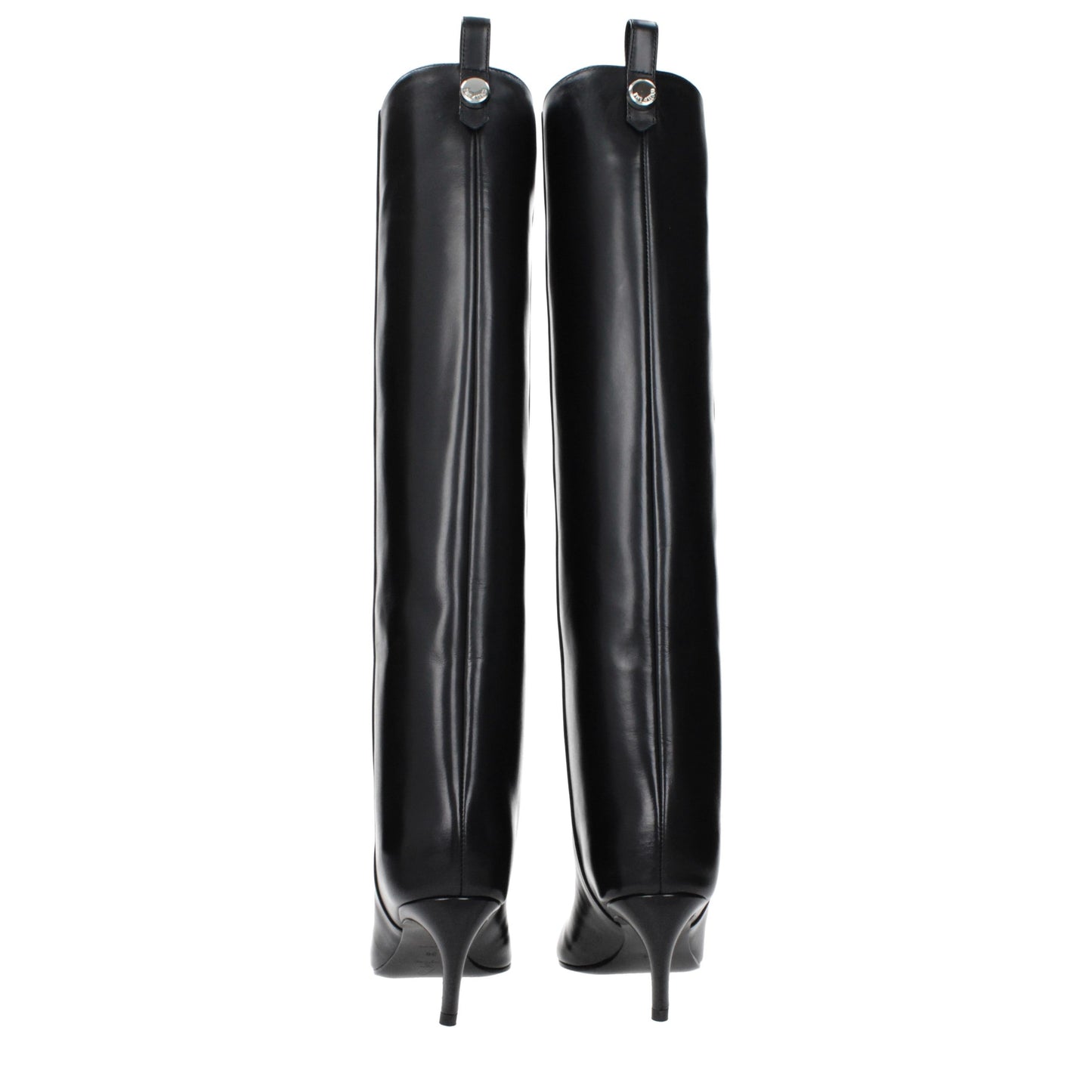 The Attico Women's Leather High-Heel Boots - Black