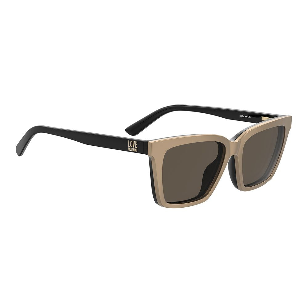 Love Moschino Women's Butterfly Full-Rim Acetate Eyeglasses Frames - Black