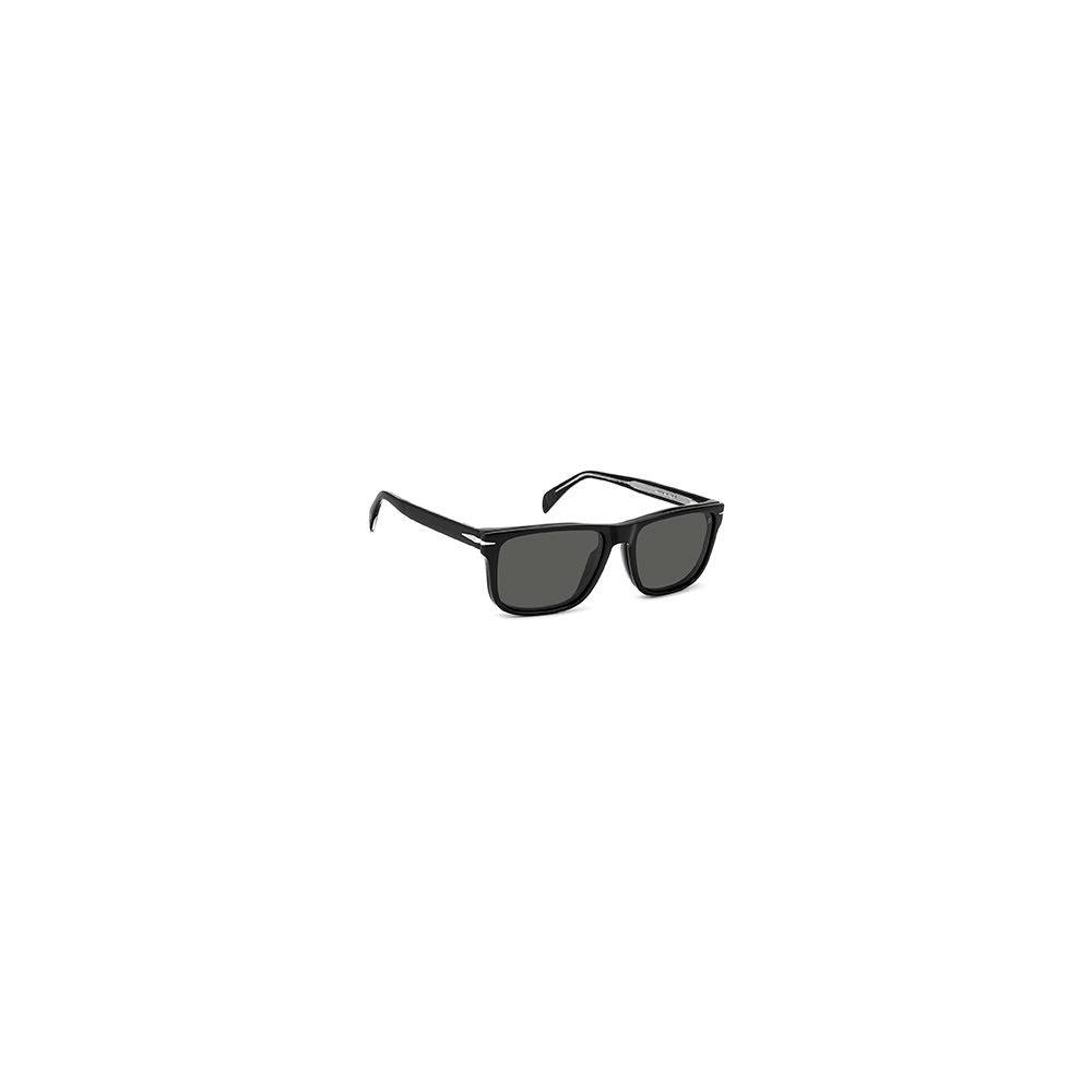 David Beckham Men's Full-Rim Square Acetate Eyeglasses Frames - Black