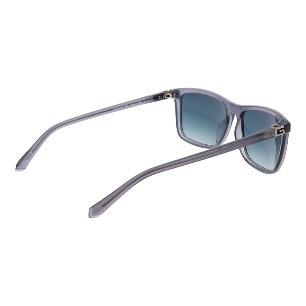 Guess Rectangle Gradient Dark-Tint Plastic Sunglasses - Grey