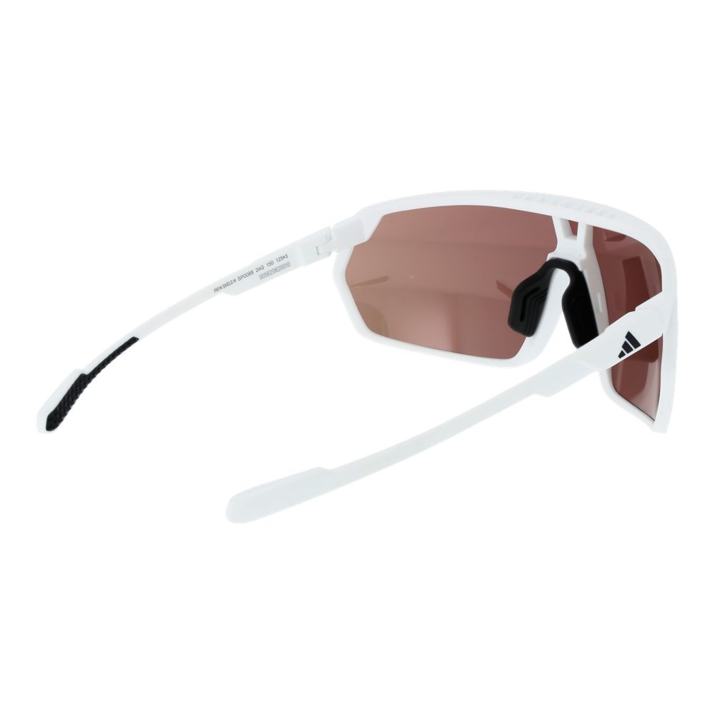 Adidas Sport Mirrored Dark-Tint Plastic Sunglasses - White