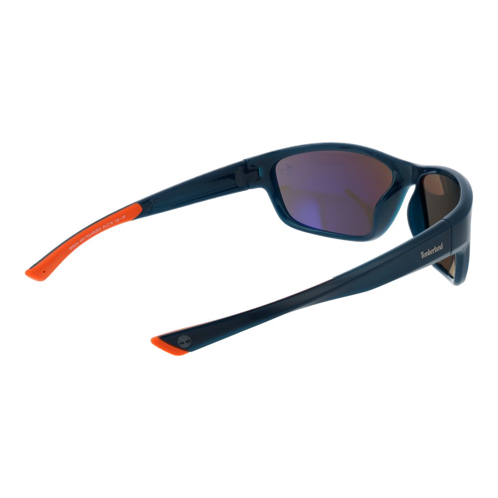 Timberland Sport Polarized Mirrored Dark-Tint Plastic Sunglasses - Blue