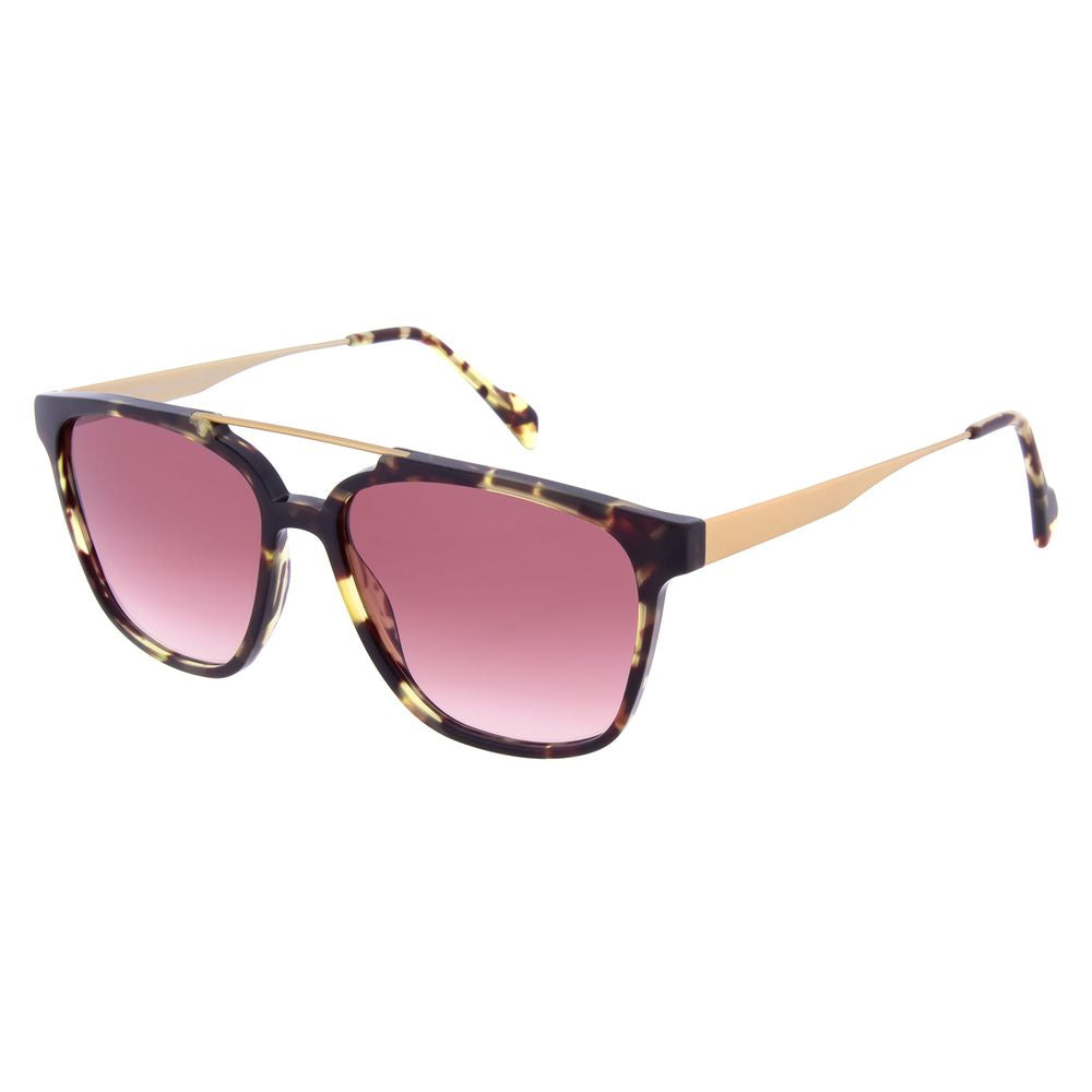 Sunglasses by Andy Wolf for unisex in and brown presents a enviable silhouette, featuring brown coloured frame and rectangle full-rim frame design with non-polarized category-2-medium-tint lens for a enviable look.