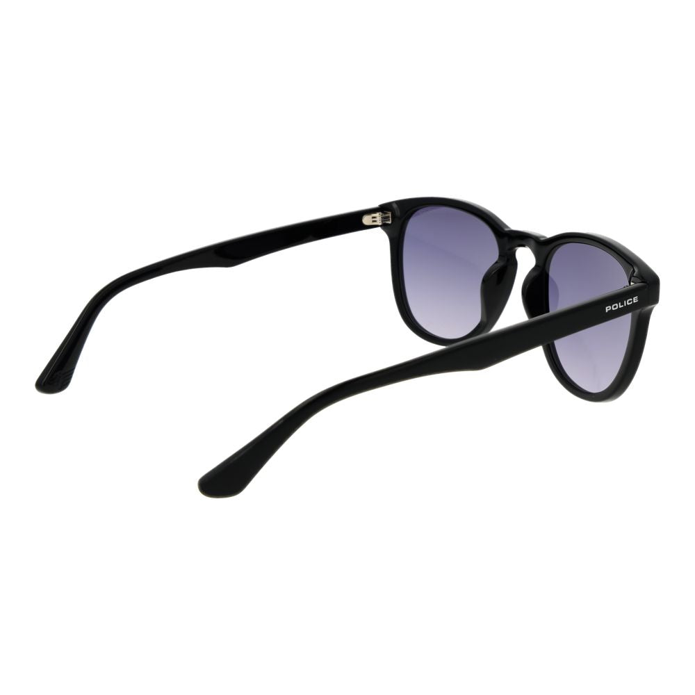 Police Round Gradient Medium-Tint Cellulose Acetate Sunglasses - Black