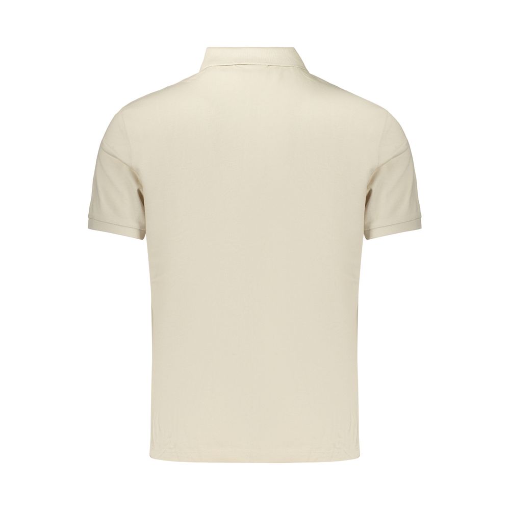 Polo Shirt by Calvin Klein for men in cotton beige showcases a enviable silhouette, featuring a refined and for a enviable finish.