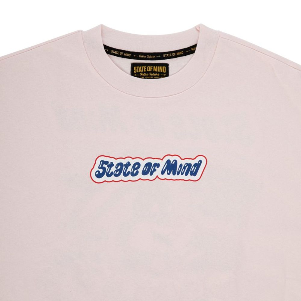 5TATE OF MIND Men's Relaxed Fit Cotton T-Shirt - Pink