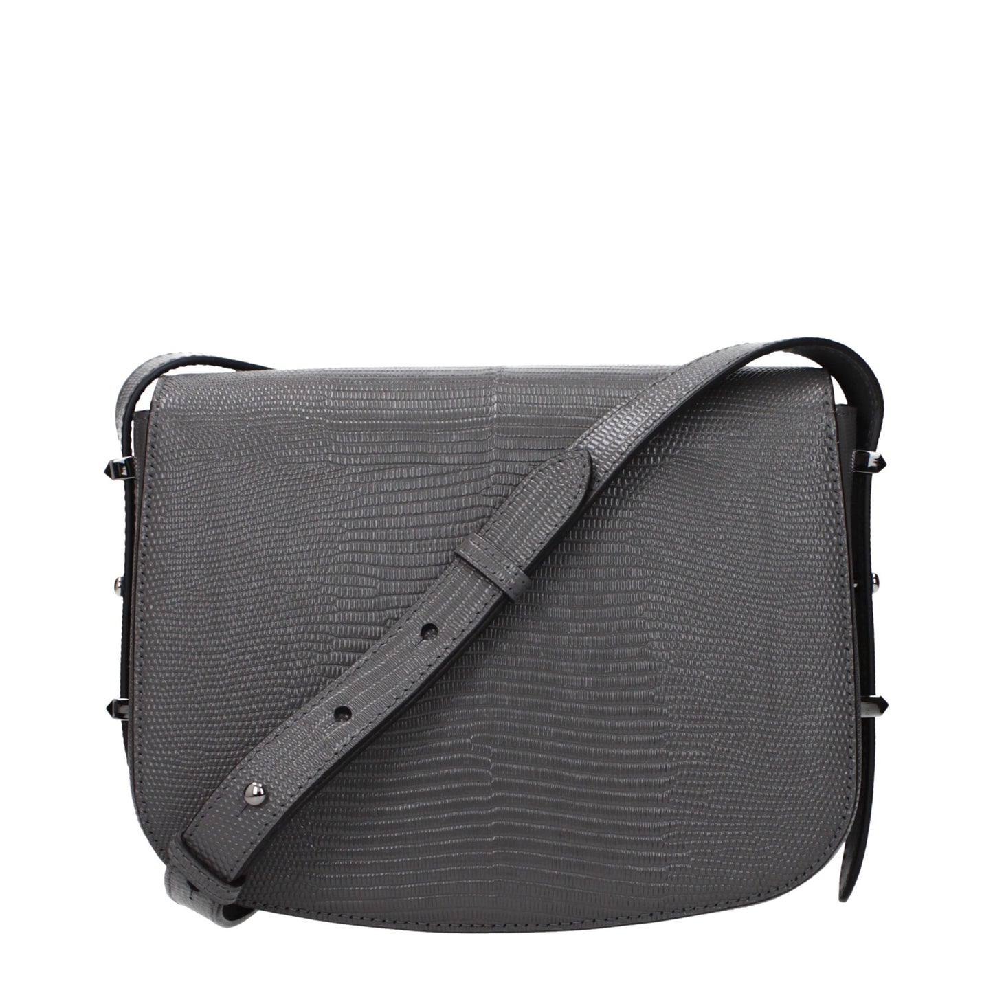 Jimmy Choo Leather Crossbody Handbag - Gray