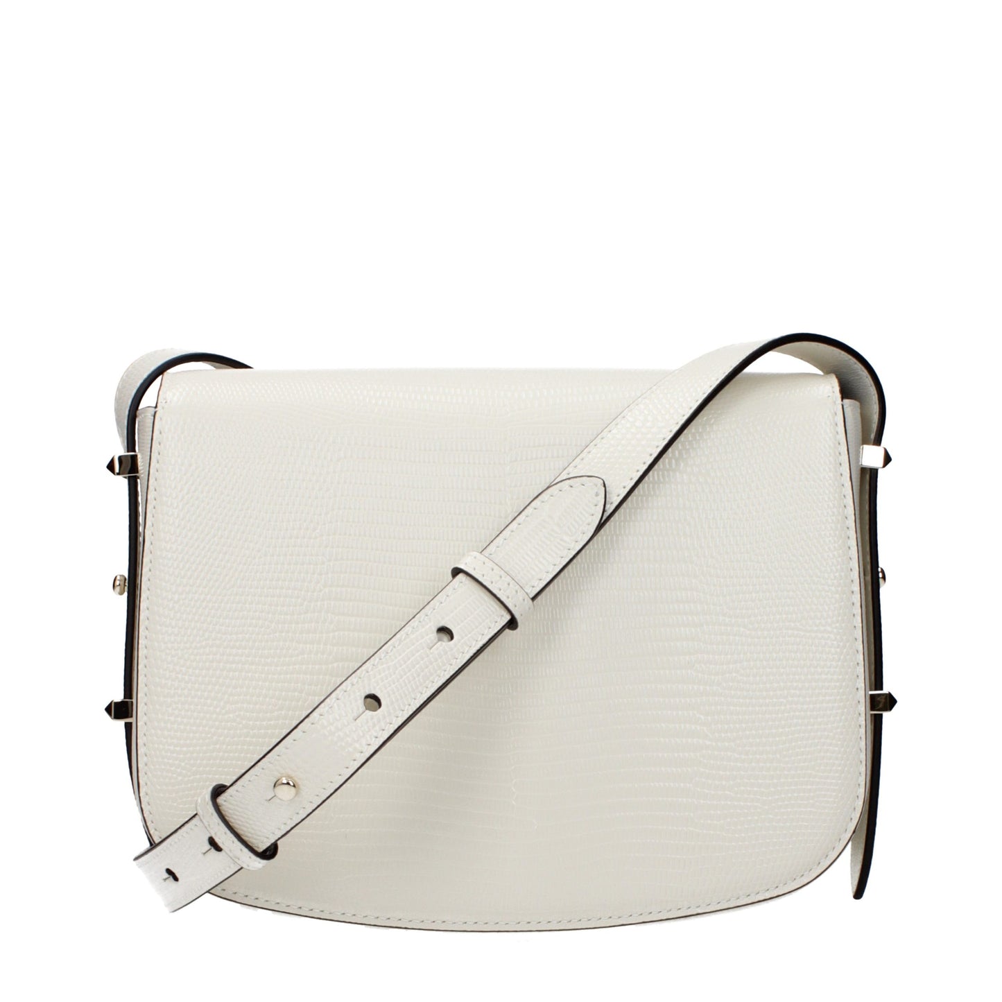 Crossbody Handbag by Jimmy Choo for women in leather blue & white showcases a versatile sophistication silhouette, featuring a secure , versatile sophistication , and versatile crossbody-strap & adjustable-strap for a versatile sophistication finish.