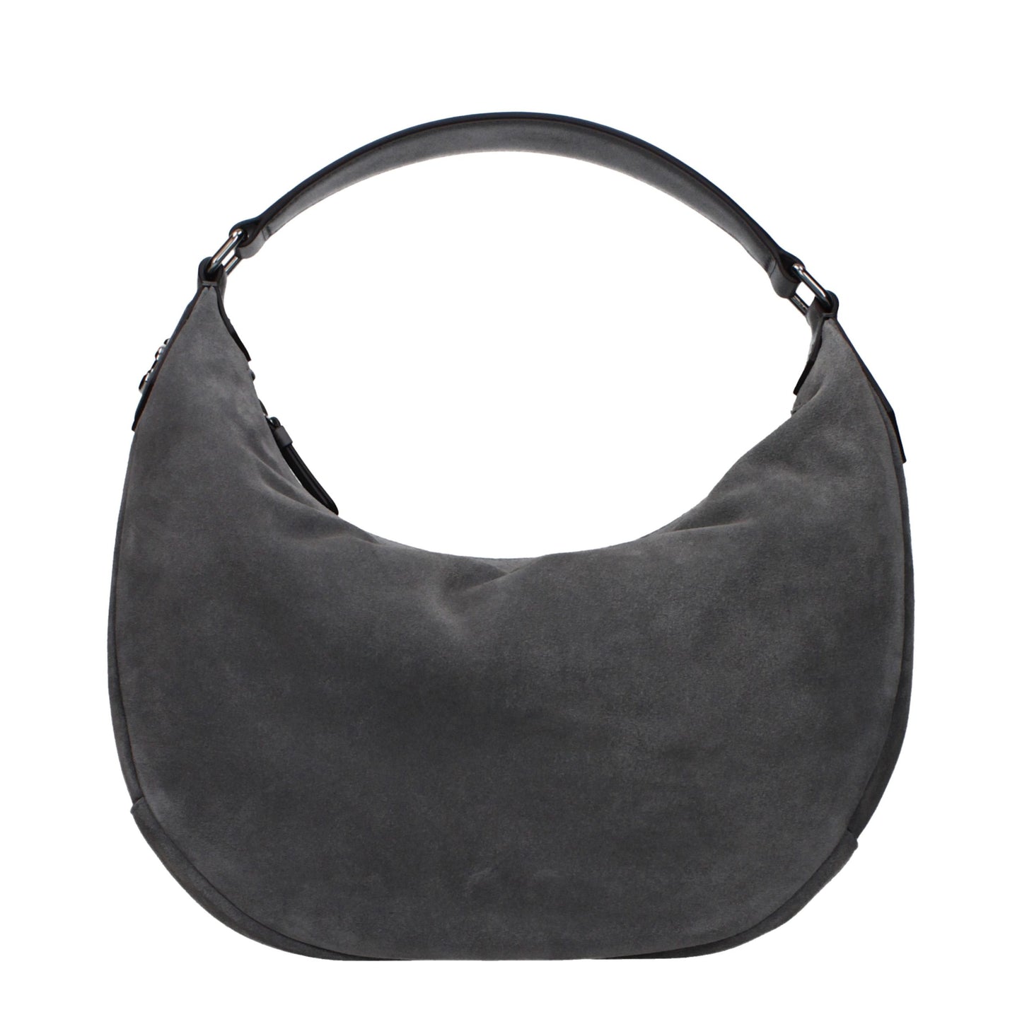 Shoulder Bag by Jimmy Choo for women in suede leather gray features a effortless chic silhouette with a secure , ample , and versatile shoulder-strap for a effortless chic finish.