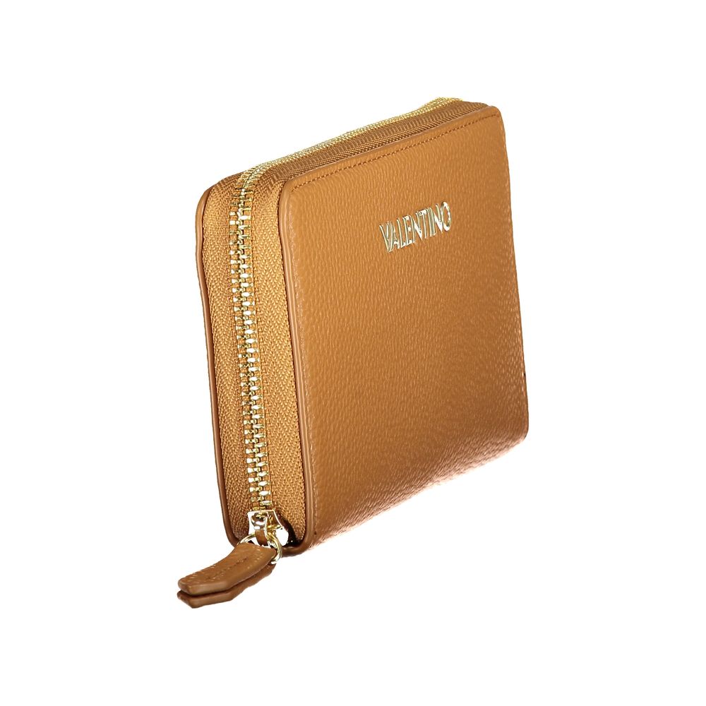 Mario Valentino Polyurethane Wallet - Brown Signature
