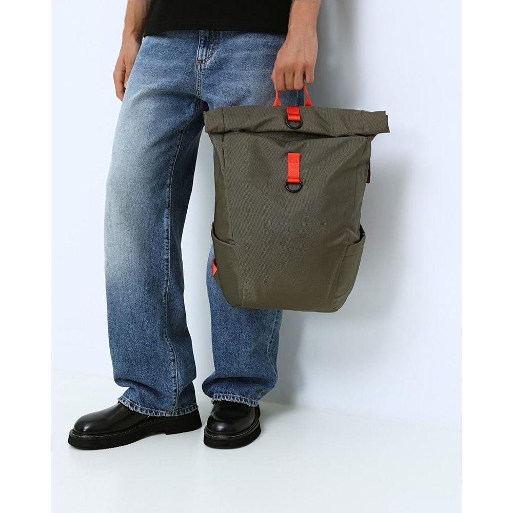La Martina Polyamide Backpack - Bicolour Green