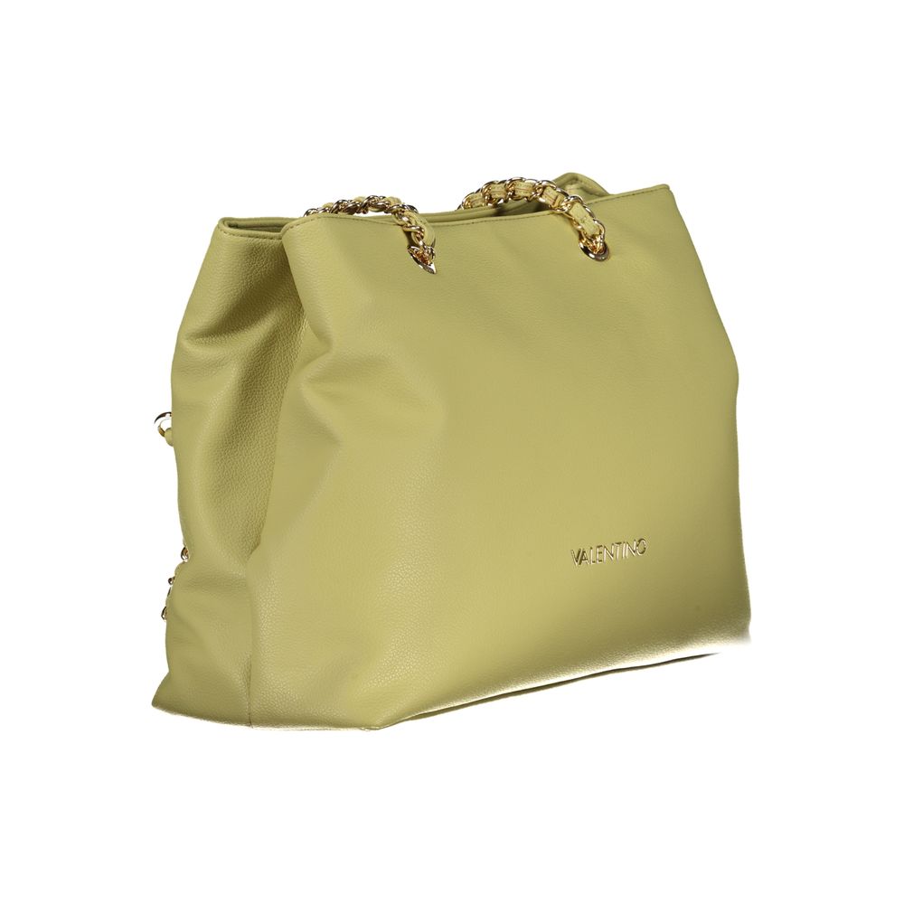 Mario Valentino Polyurethane Shoulder Handbag - Green