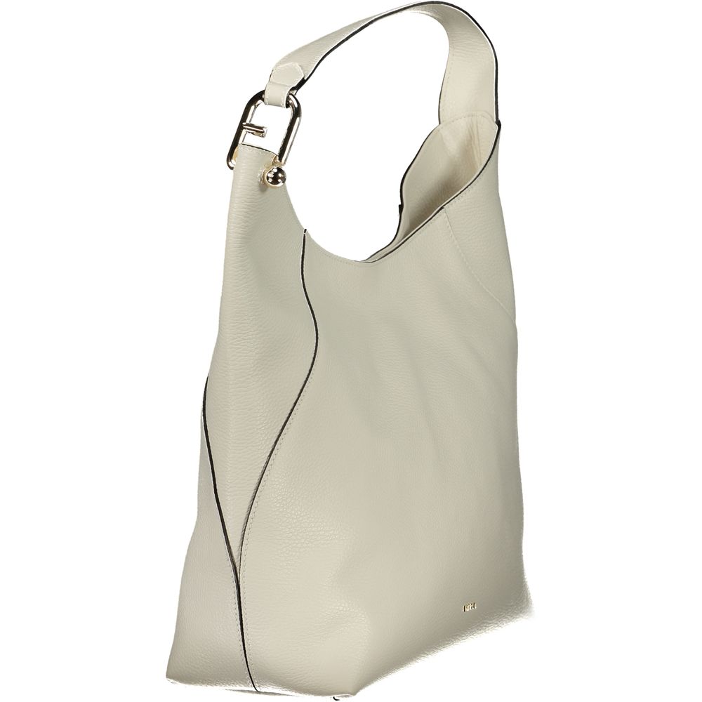 Evening Handbag by Furla for women in leather blue & white features a refined silhouette, showcasing a secure , organized , and versatile for a refined finish.