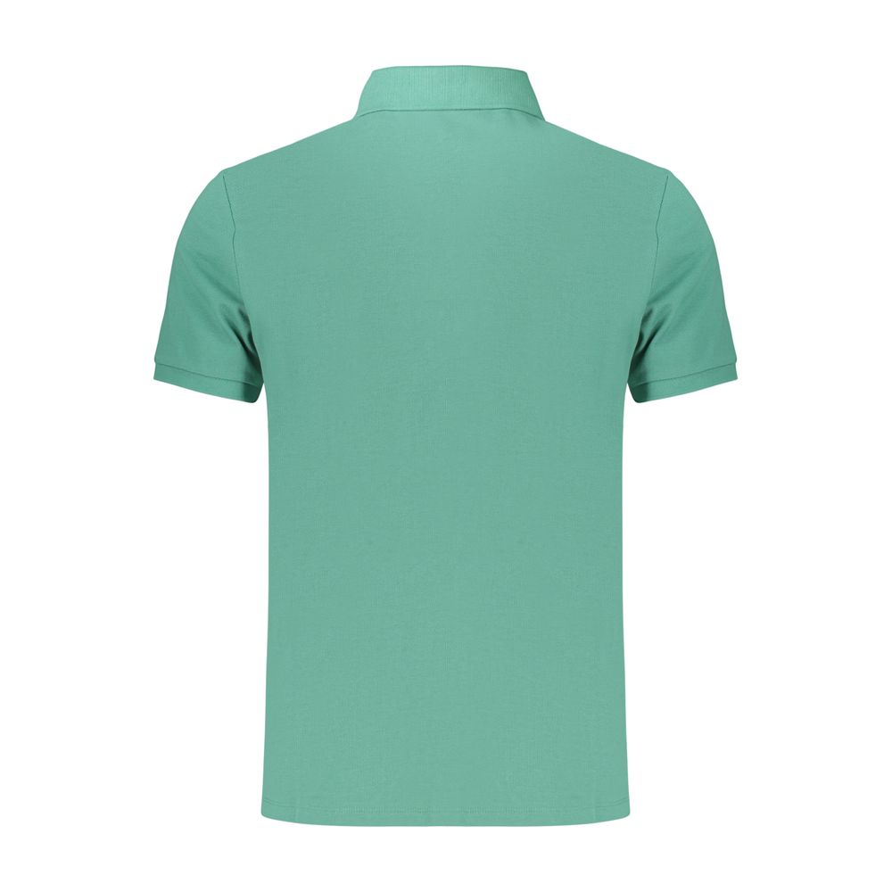 Polo Shirt by Calvin Klein for men in cotton green features a eye catching silhouette, showcasing a refined and for a eye catching finish.