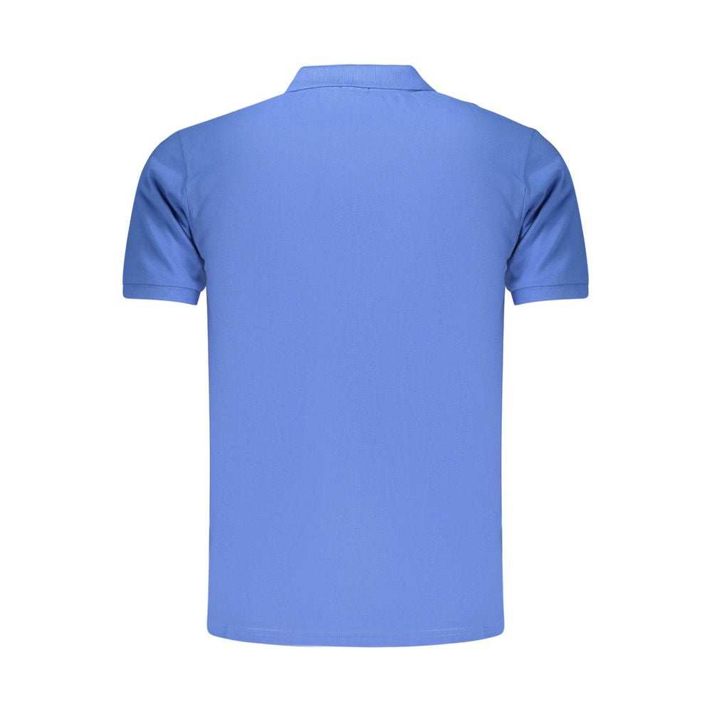 Polo Shirt by Rifle for men in cotton blue features a eye catching silhouette, showcasing a refined and for a eye catching finish.