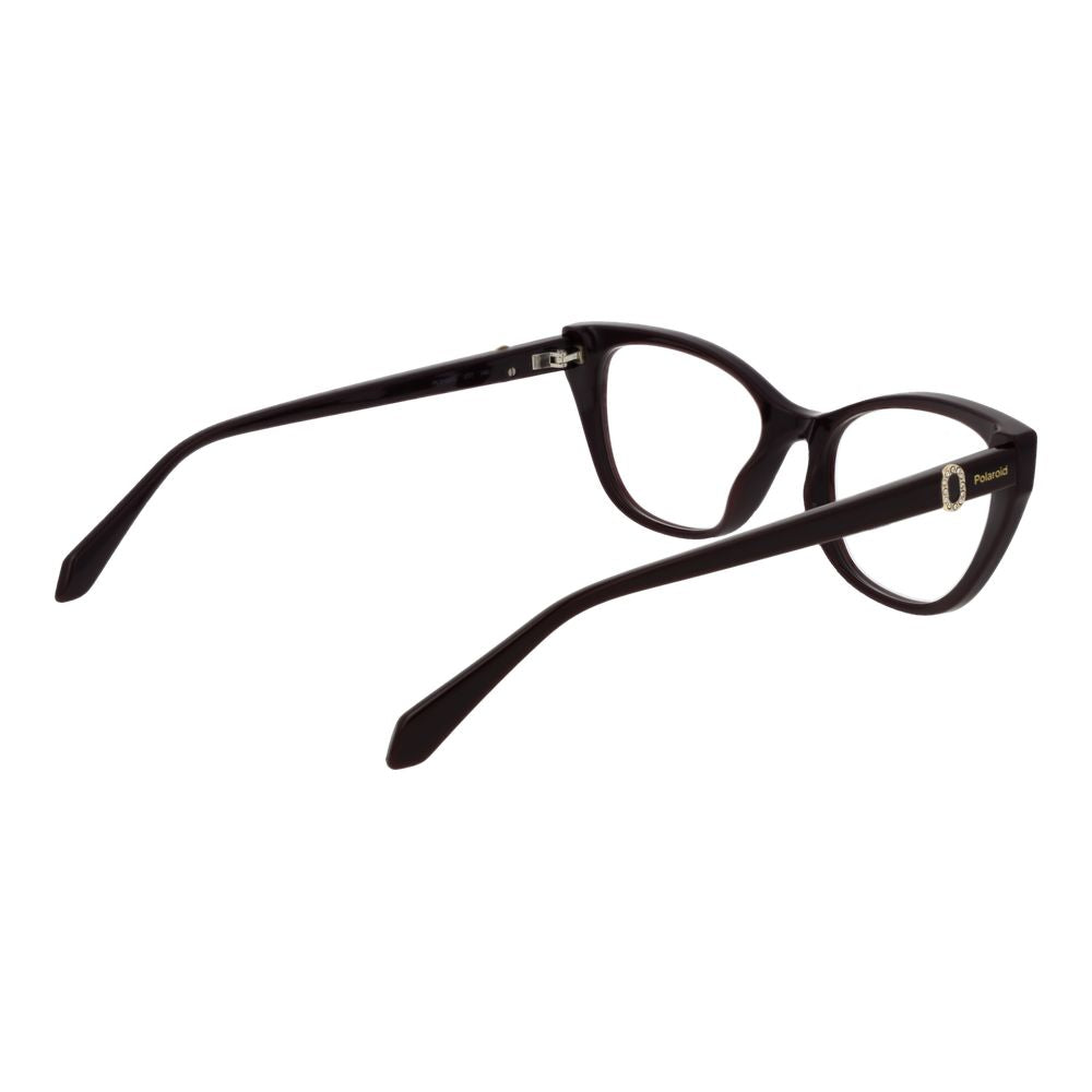Eyeglasses Frames by Polaroid for women in wool and purple showcases a refined silhouette, detailed with a purple coloured frame finish and a sophisticated full-frame frame design.