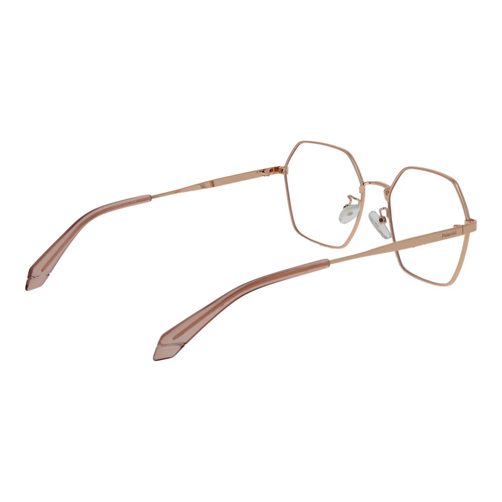Polaroid Women's Full-Rim Square Metal Eyeglasses Frames - Rose Gold