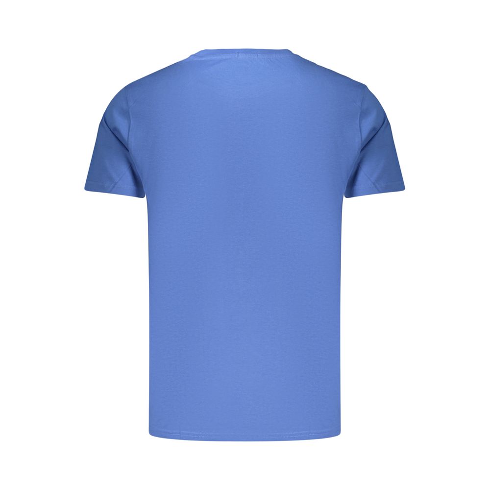 T-Shirt by Rifle for men in cotton blue & signature features an on trend silhouette, perfectly showcasing a on trend and for an elevated aesthetic.