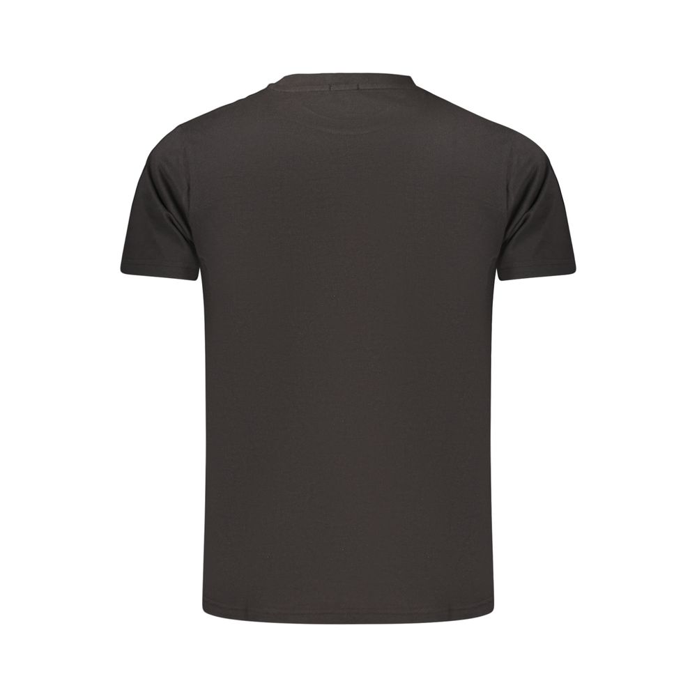 T-Shirt by Rifle for men in cotton black showcases a unassuming silhouette, artfully detailed with a refined and unassuming for a sophisticated, contemporary look.