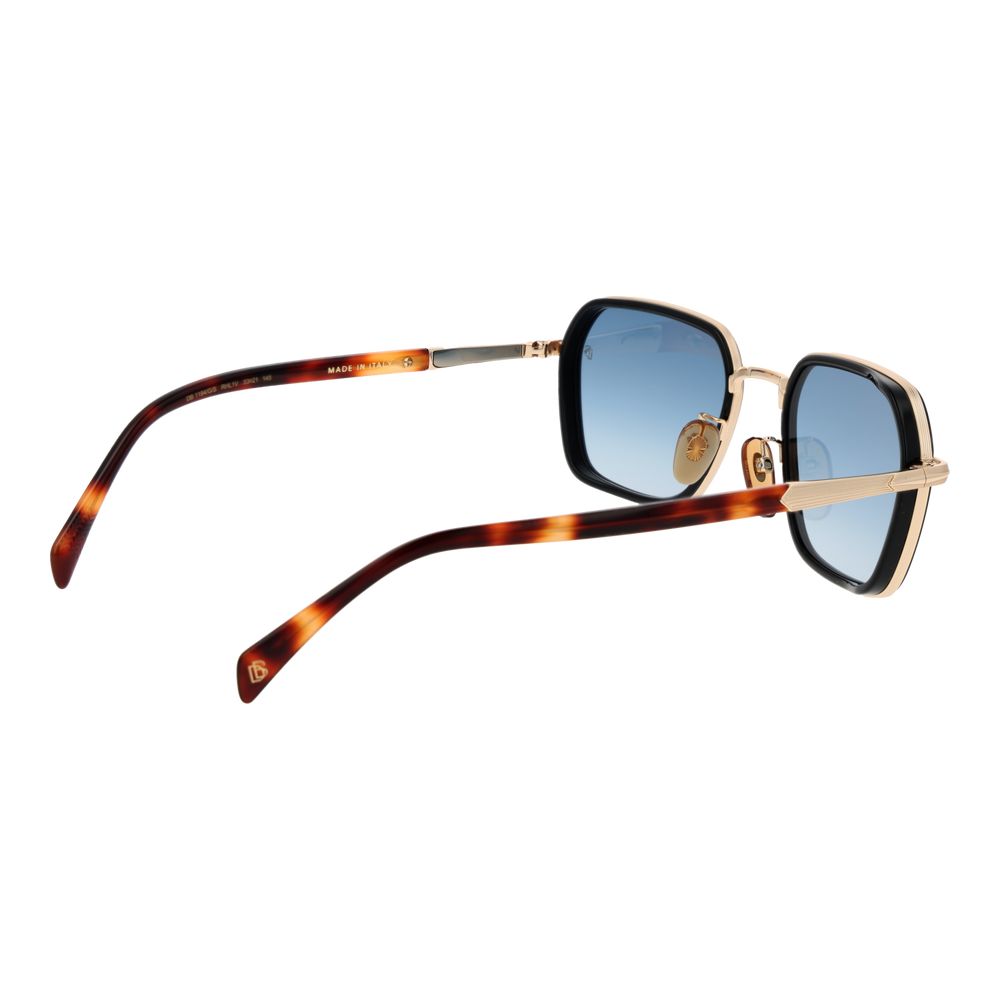 David Beckham Gold Metal Sunglasses