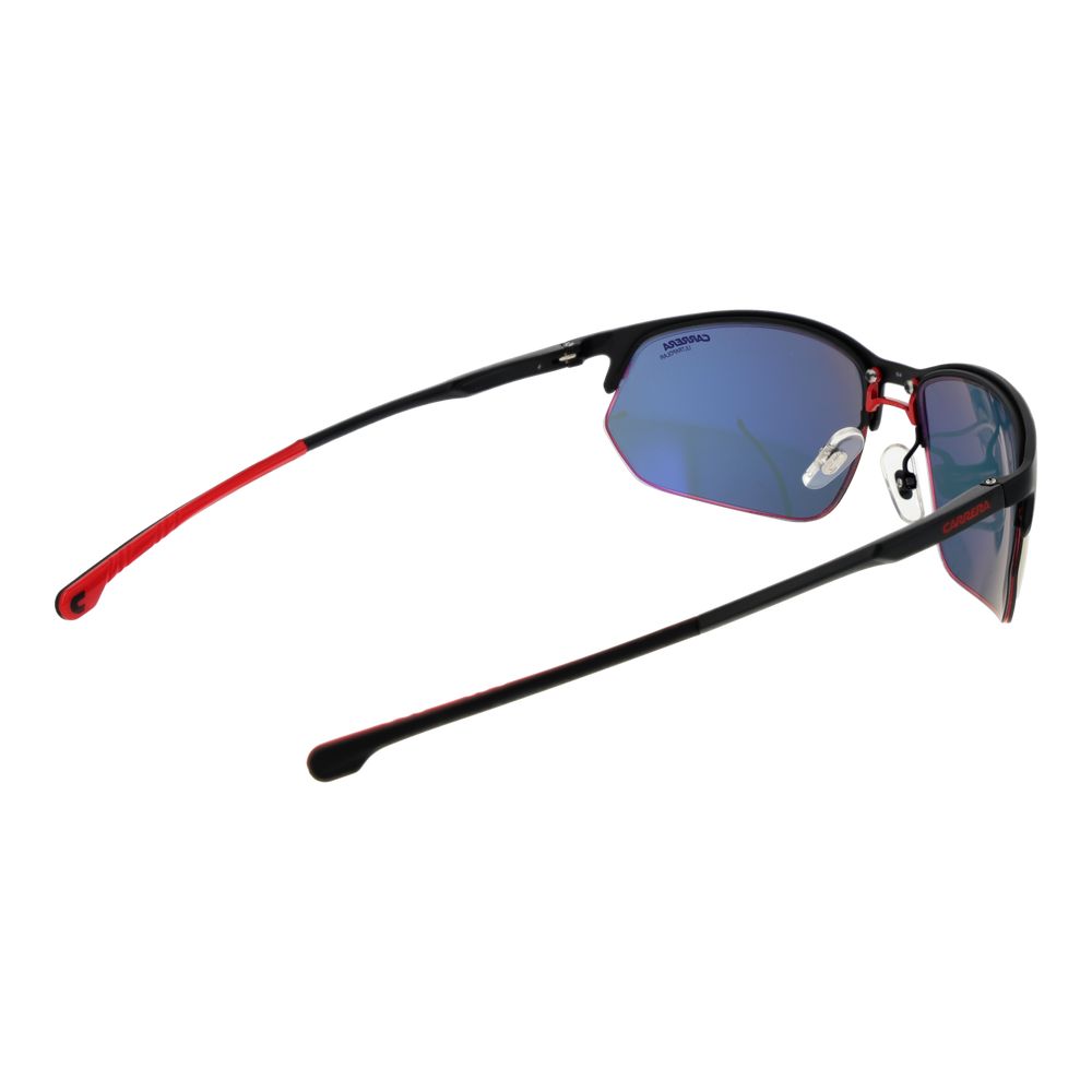 Carrera Ducati Rectangle Mirrored Medium-Tint Aluminium Sunglasses - Black