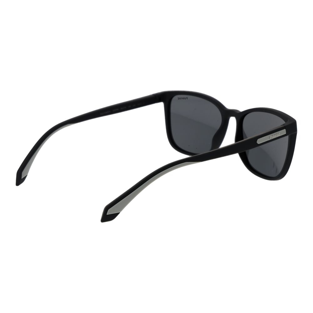 Polaroid Square Polarized Dark-Tint Polycarbonate Sunglasses - Black