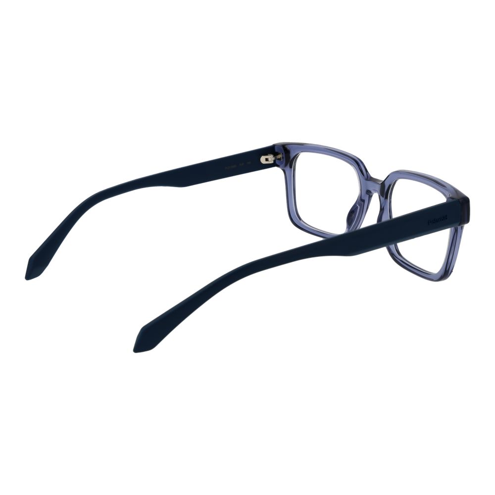 Polaroid Men's Rectangle Full Rim Polyamide Eyeglasses Frames - Blue