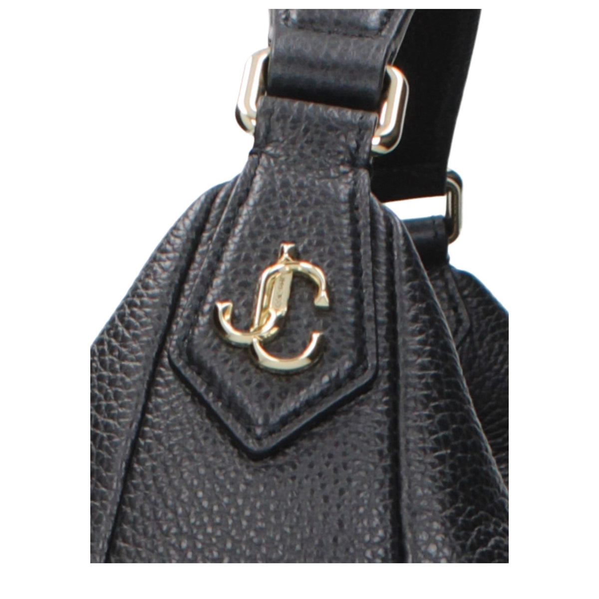 Jimmy Choo Leather Shoulder Bag - Black